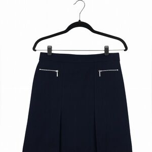 Jones New York Collection Women's Size 10 Navy Lined Stretch-Waist Skirt.